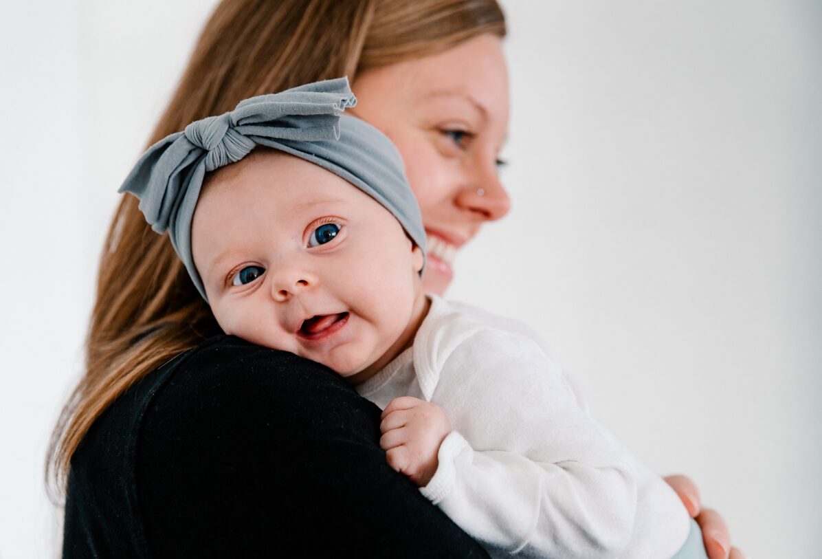 Laura supporting a family during birth